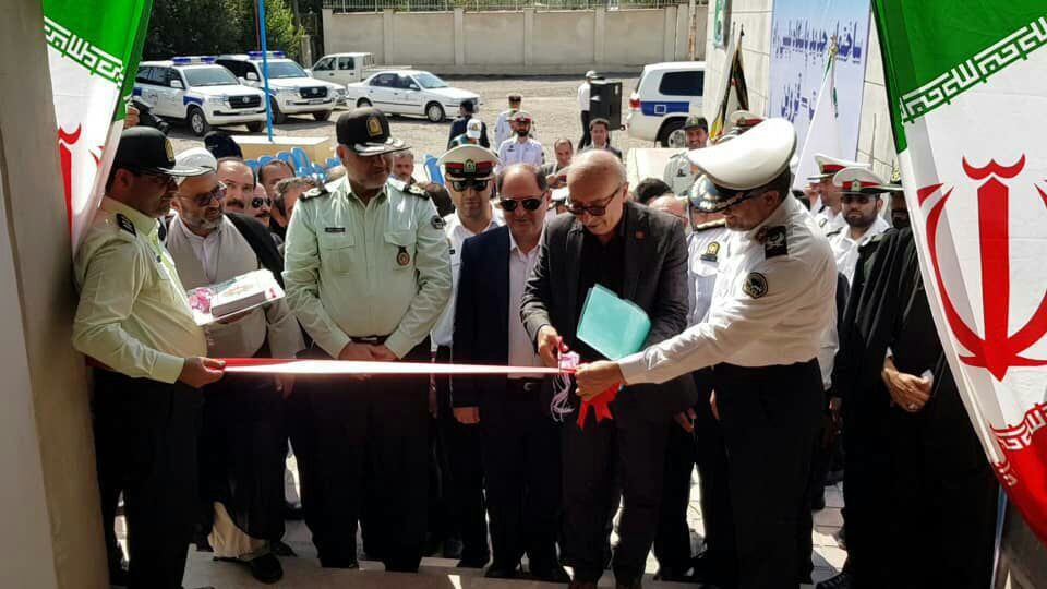 افتتاح ساختمان جدید پاسگاه پلیس راه رشت