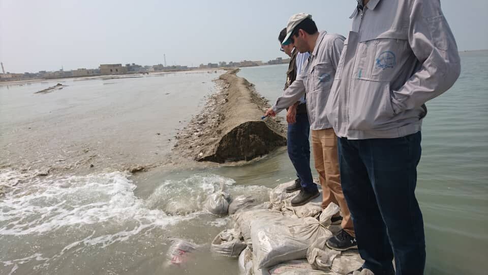 وقوع مجدد خیزاب باعث آب­‌گرفتگی برخی روستاهای شهرستان میناب شد 