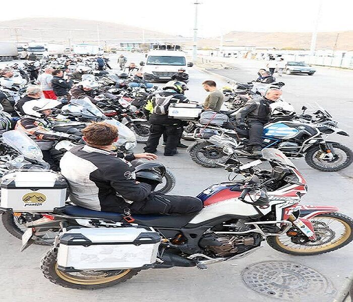 French motorcyclists arrive in Iran