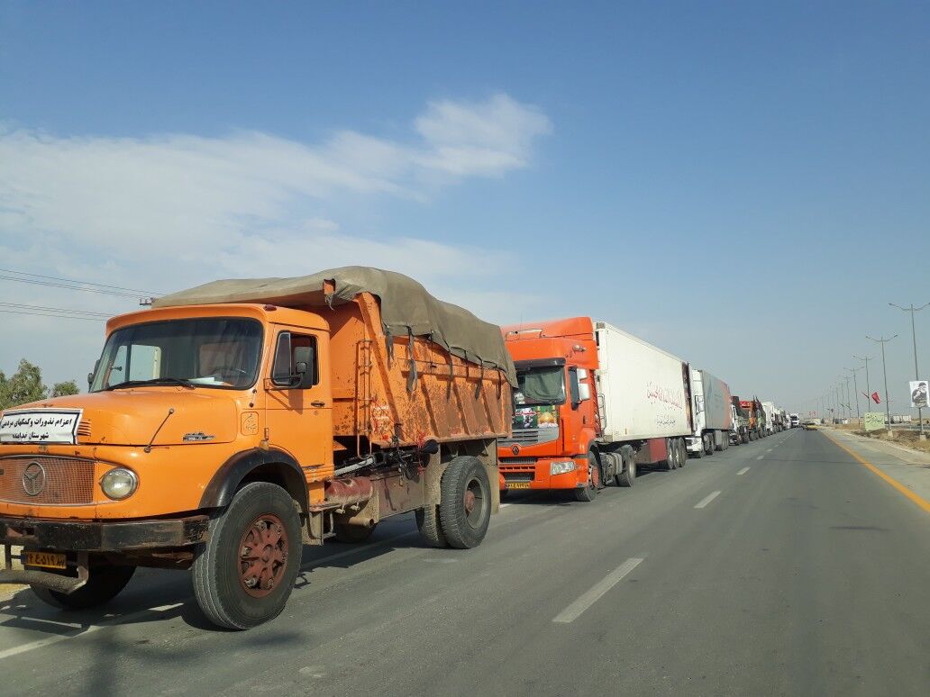 کامیون‌های موکب‌داران به مرز مهران مراجعه نکنند