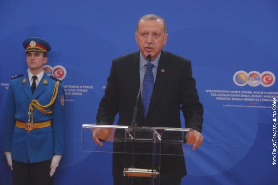 اردوغان بر گسترش همکاری بین ترکیه، صربستان و بوسنی و هرزگوین تاکید کرد