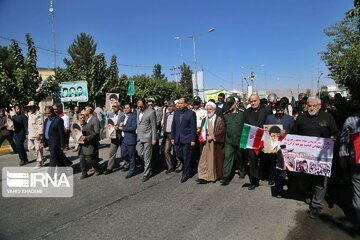 برپایی تجمع تابعان ولایت فقیه در سالروز سفر رهبری به خراسان‌ شمالی