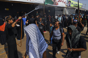 پیاده روی اربعین - اربعین 98 - اربعین حسینی - اربعین در مرزچذابه - پیاده روی در مرز چذابه