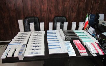 ۱۸ هزار نخ سیگار قاچاق در مهاباد کشف شد