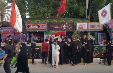خدمات موکب شهرداری تبریز به زائران اربعین حسینی افزایش یافت