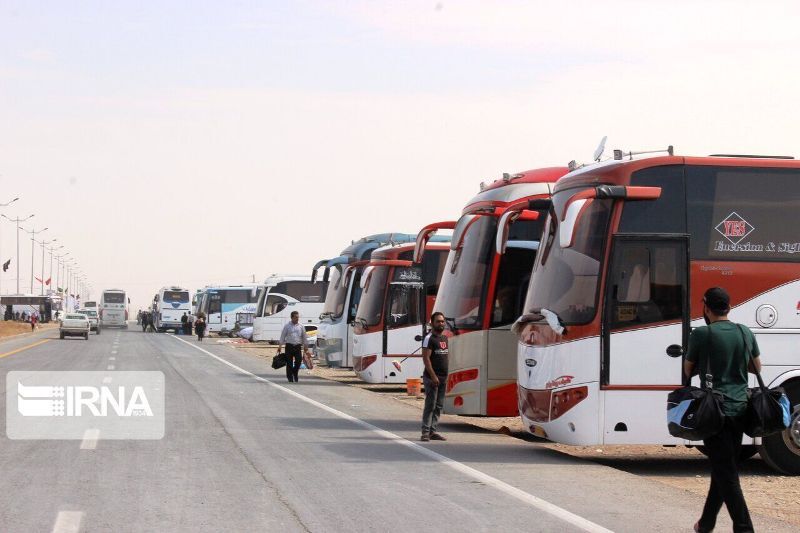 ۱۳۵ دستگاه اتوبوس برای جابه‌جایی زائرین اربعین در زنجان تامین شد