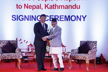 چین و نپال ۱۸ تفاهمنامه امضا کردند 