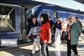 Golden Eagle tourist train in Isfahan