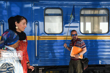 Golden Eagle tourist train in Isfahan