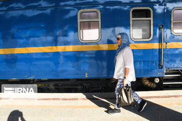 Golden Eagle tourist train in Isfahan