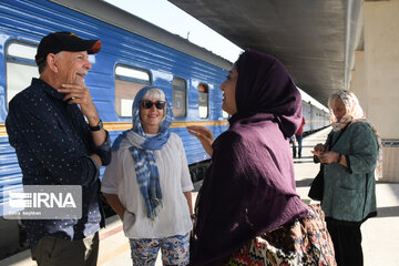 Golden Eagle tourist train in Isfahan