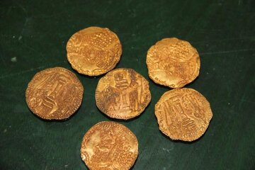 هشت سکه تاریخی در بم کشف شد