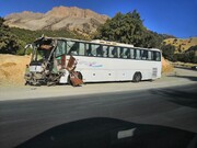 تصادف اتوبوس زائران پاکستانی ۴ کشته برجا گذاشت