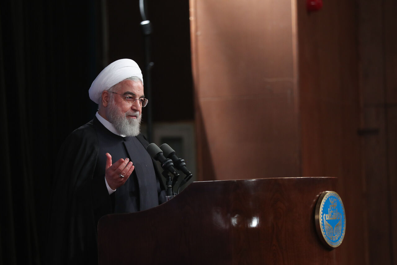 سخنان رییس جمهوری در دانشگاه تهران سخنان رییس جمهوری در دانشگاه تهران
