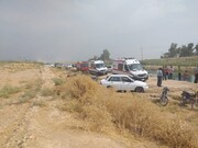 سقوط پراید در کانال آبیاری کشاورزی گتوند موجب مرگ ۲ نفر شد سقوط پراید در کانال آبیاری کشاورزی گتوند موجب مرگ ۲ نفر شد