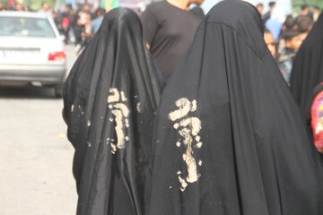 آیین کاروان نمادین اربعین حسینی در شهرستان دزفول و شوش