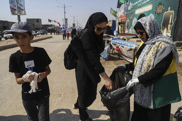 اجرای پویش فرهنگی محرم پاک در چذابه