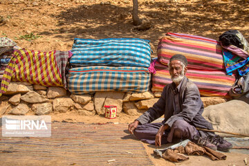 Bakhtiari nomads migration in Iran