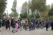 همایش ترکیبی دوچرخه‌سواری و پیاده‌روی در مهاباد برگزار شد