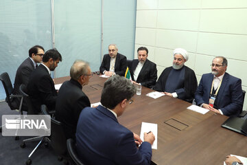 Hassan Rouhani's meetings in Baku