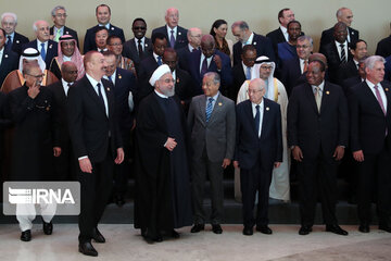 Iranian President arrives in the 18th NAM Summit