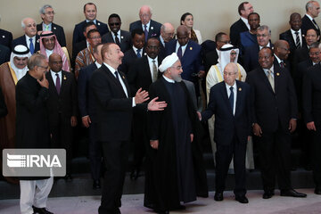 Iranian President arrives in the 18th NAM Summit