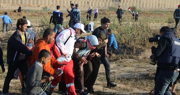 مجروح شدن ۸ نفر از فلسطینیان در جنوب نابلس