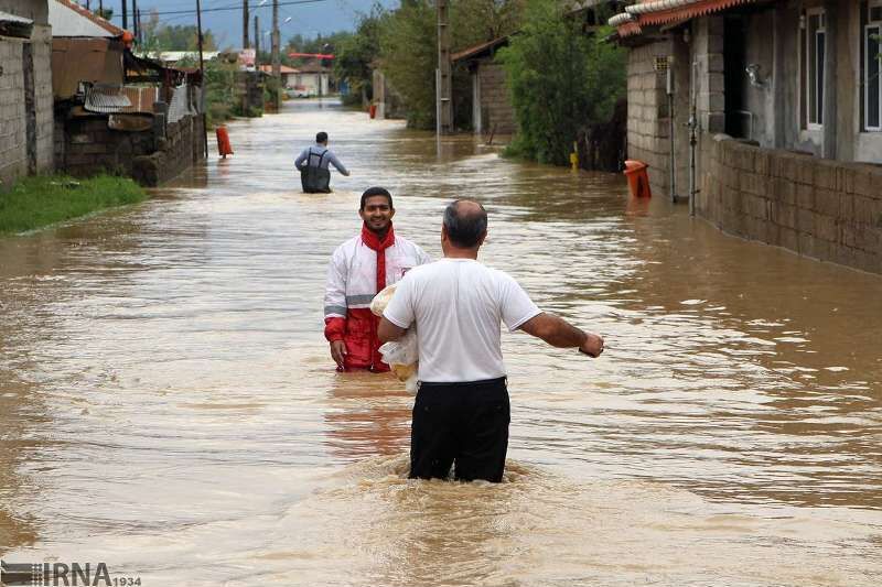 امدادرسانی به ۲۳۰ نفر در سیل و آبگرفتگی دو روز گذشته