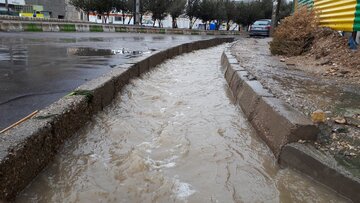 بارش باران پاییزی درسمنان