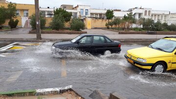 بارش باران پاییزی درسمنان