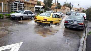 بارش باران پاییزی درسمنان