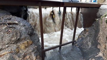 بارش باران پاییزی درسمنان