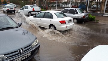 بارش باران پاییزی درسمنان