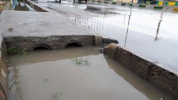 بارش باران پاییزی درسمنان