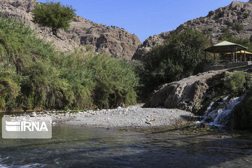 Arpanah Waterfalls in Iran's Lali county Khouzestan province