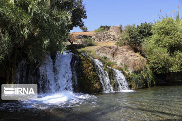 Arpanah Waterfalls in Iran's Lali county Khouzestan province