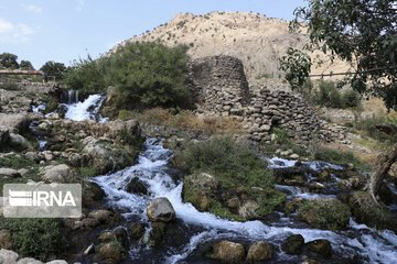 Arpanah Waterfalls in Iran's Lali county Khouzestan province