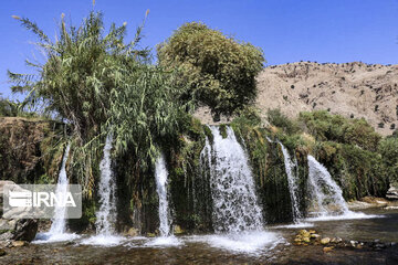 Arpanah Waterfalls in Iran's Lali county Khouzestan province