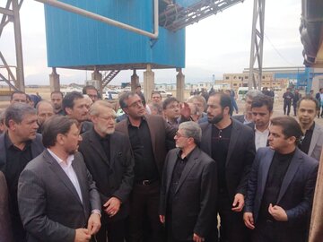 رئیس مجلس شورای اسلامی گام دوم فولاد کویر دامغان را افتتاح کرد