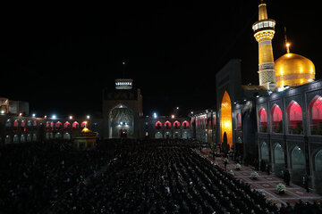 آیین شام غریبان امام رضا (ع) در مشهد