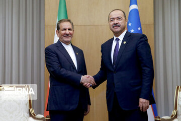 Uzbek PM meets Jahangiri Iran 1st VP