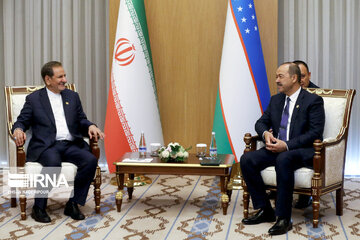 Uzbek PM meets Jahangiri Iran 1st VP