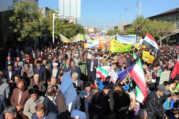 راهپیمایی 13 ابان مردم خلخال