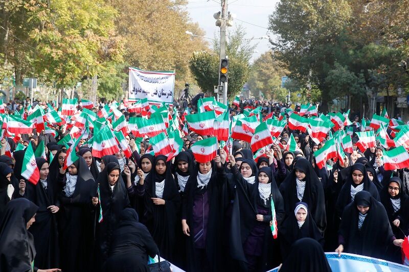 قدردانی از حضور پرشور مردم البرز در راهپیمایی ۱۳ آبان 