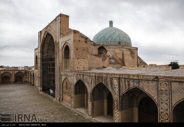  بام مسجد جامع عتیق قزوین مرمت شد