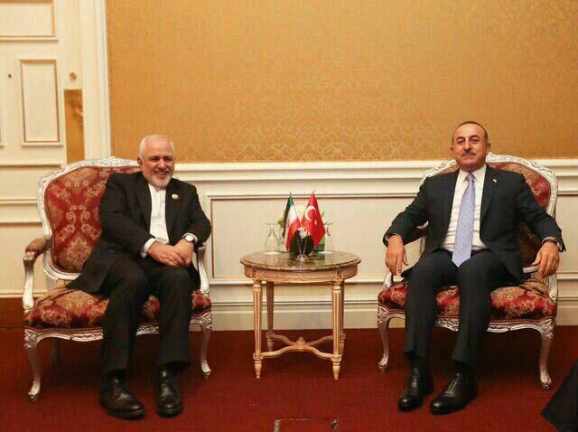 Zarif, Cavusoglu meet on ECO meeting