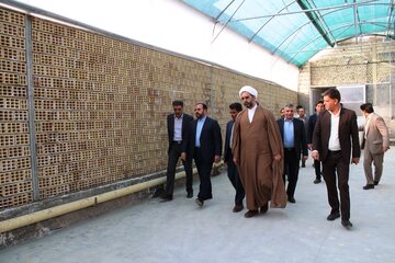 گزارش تصویری **** افتتاح نخستین مجتمع کشت گلخانه‌ای بدون خاک کشور با حضور معاون پارلمانی رییس‌جمهوری در مهریز