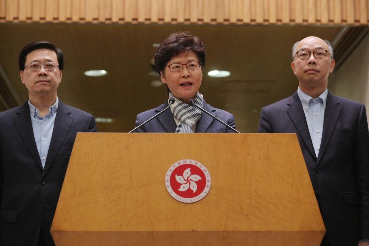 رییس هنگ کنگ: دولت با خشونت تسلیم نمی شود