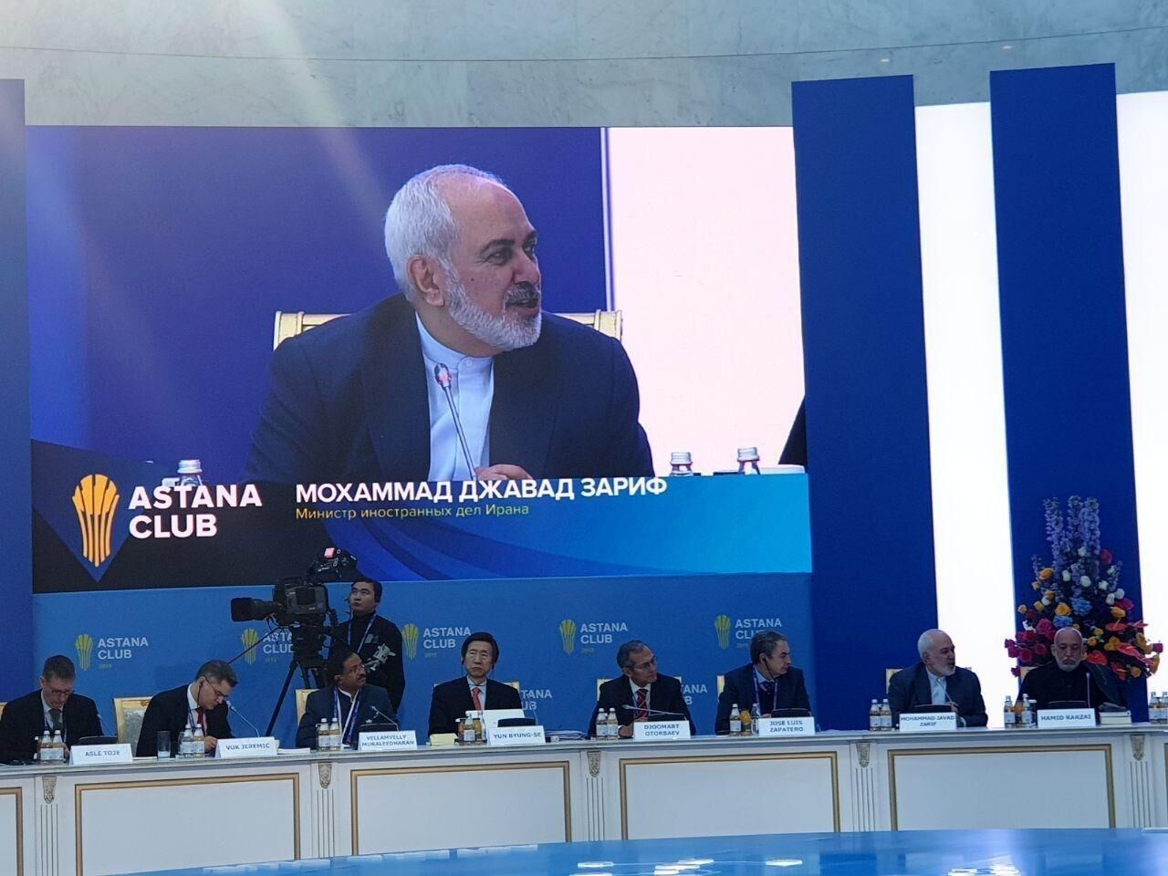 FM Zarif attends Astana Club