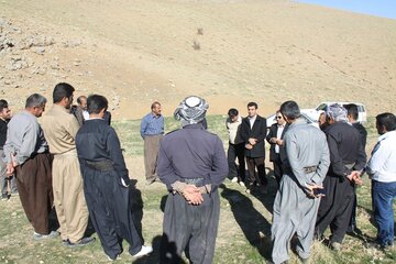 «کپه‌کاری» در مراتع روستایی مهاباد